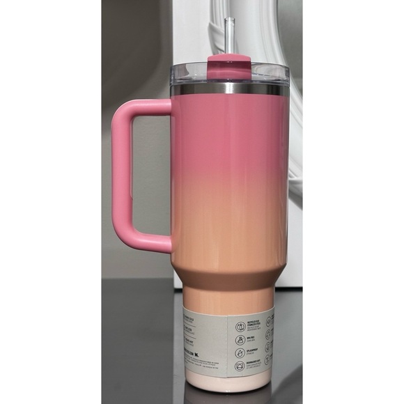 Stanley Quencher H2.0 FlowState Tumbler‎ 40oz, PINK MESA SUNSET - Picture 2 of 4